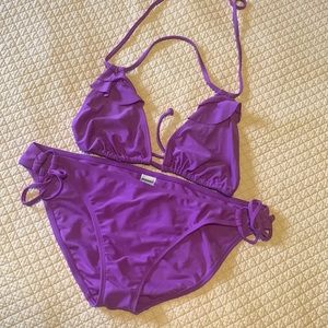 Old Navy purple two piece swimsuit
